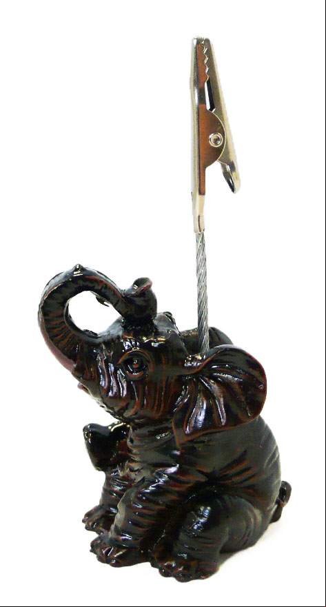 Elephant Ticket Holder (Brown) Ticket ,Holder, novelty, cheap, gift ,christmas, ELEPHANT