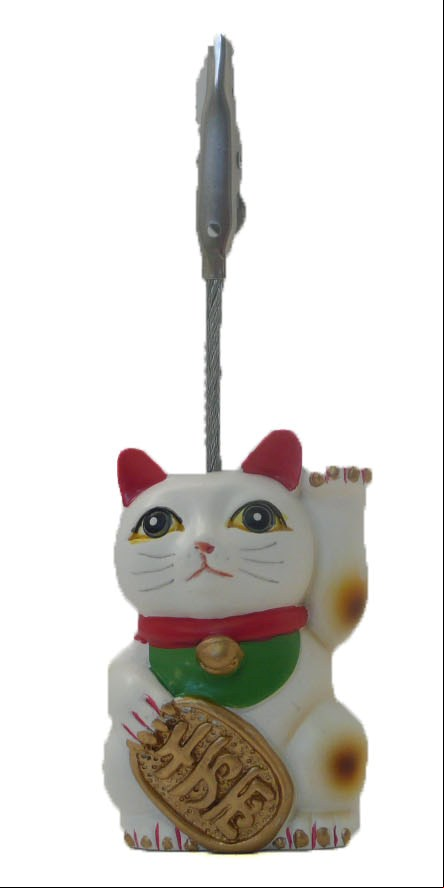 Lucky Cat Ticket Holder Ticket ,Holder, novelty, cheap, gift ,christmas, cat, lucky
