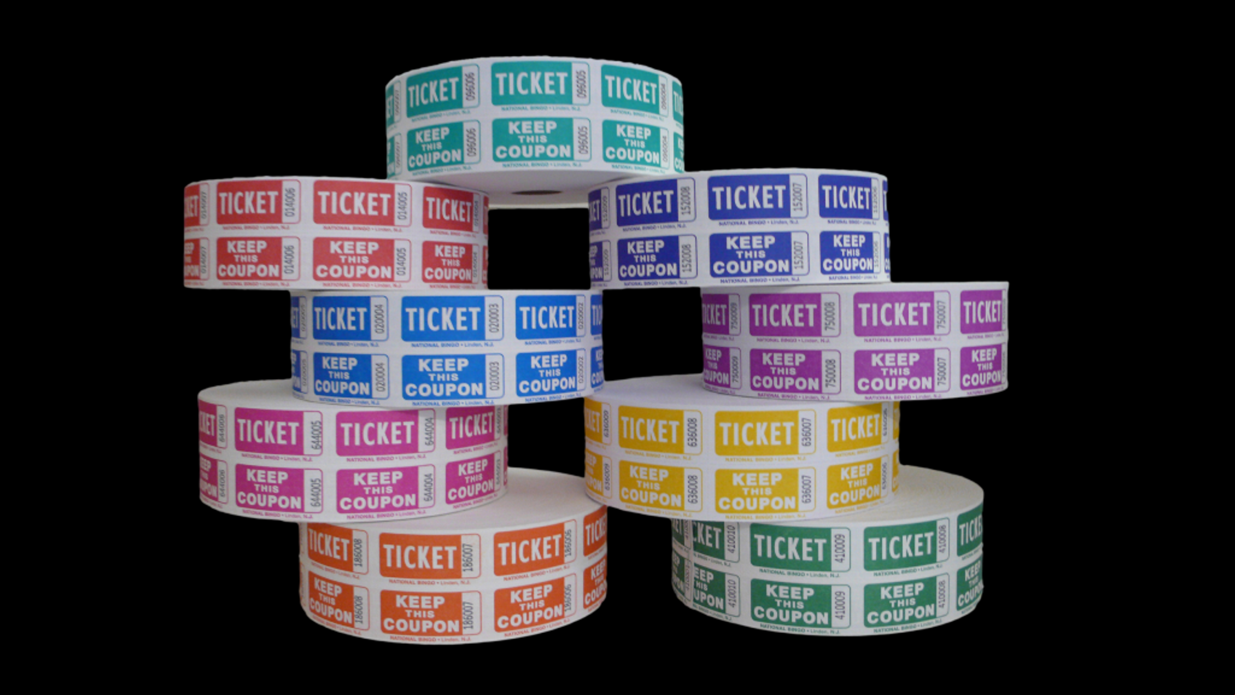 Easy Read Raffle Tickets Raffles, tickets, rolls, 50/50